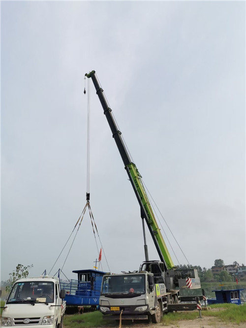 大通桥梁建设吊装案例